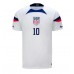 Vereinigte Staaten Christian Pulisic #10 Fußballbekleidung Heimtrikot WM 2022 Kurzarm